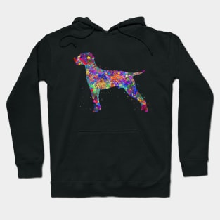 hungarian vizsla dog watercolor Hoodie